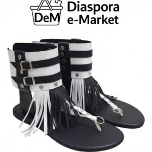 sandales montantes à brides ajustables