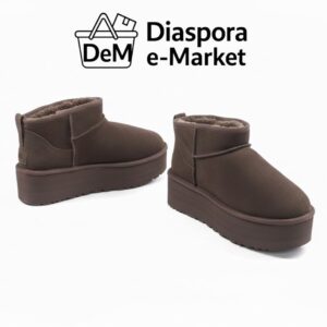 bottines de neige style hiver plateforme taille 42 (eu); 11 (usa)