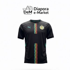 maillot officiel noir Édition spéciale sénégal (tailles disponibles: l; xl)