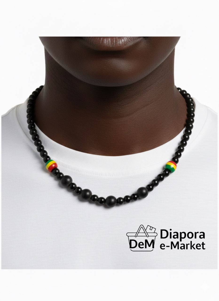 collier classique onde noir (style ras du cou) collier classique onde noir (style ras du cou)